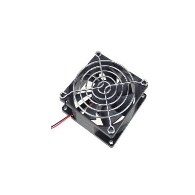 80mm (3.15") Cooling Fan - 12V DC - w/ Metal Fan Guard